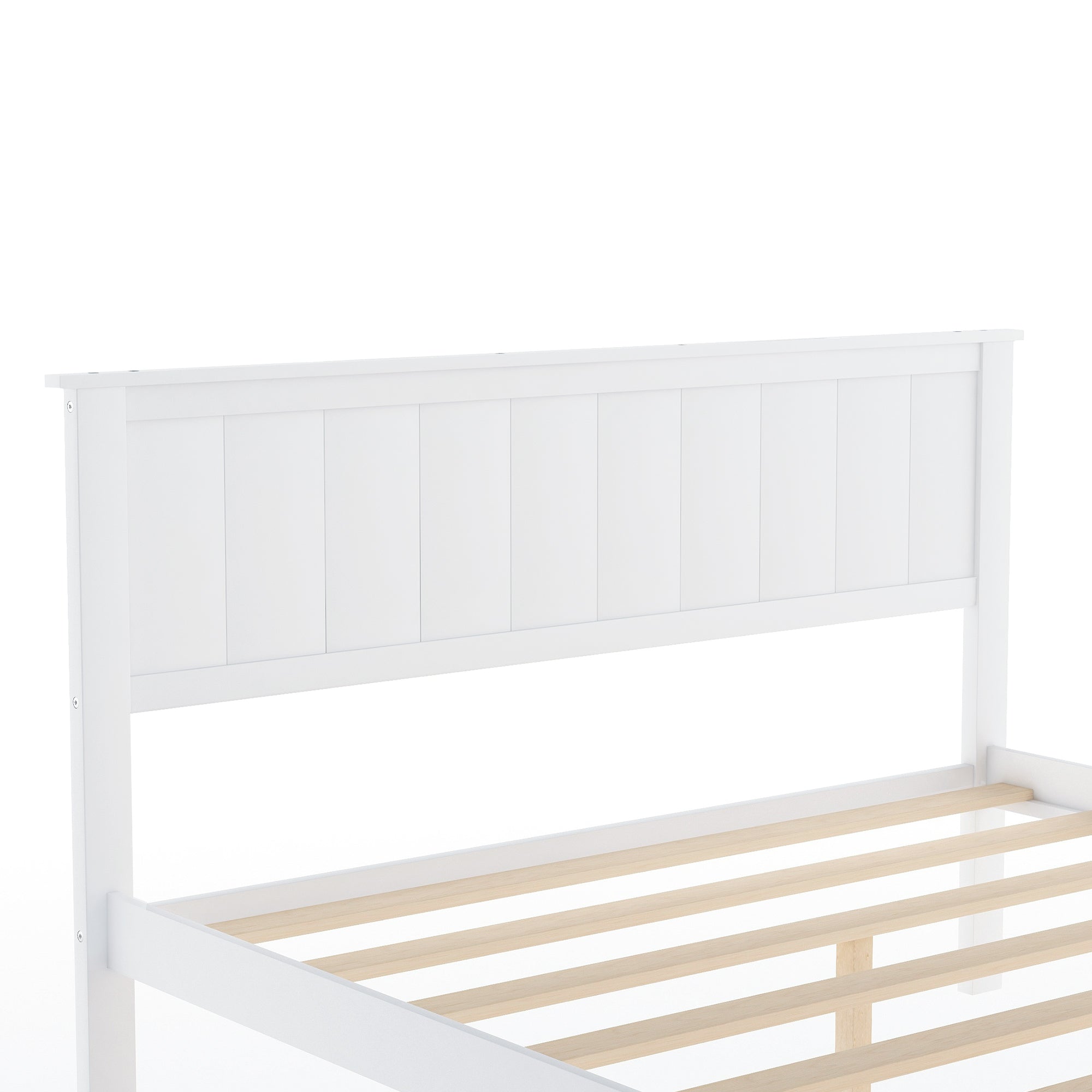 "Sonno di Lusso, Spazio di Archiviazione Illimitato: Il Letto Platform Full Size con Cassetti Integrati!"