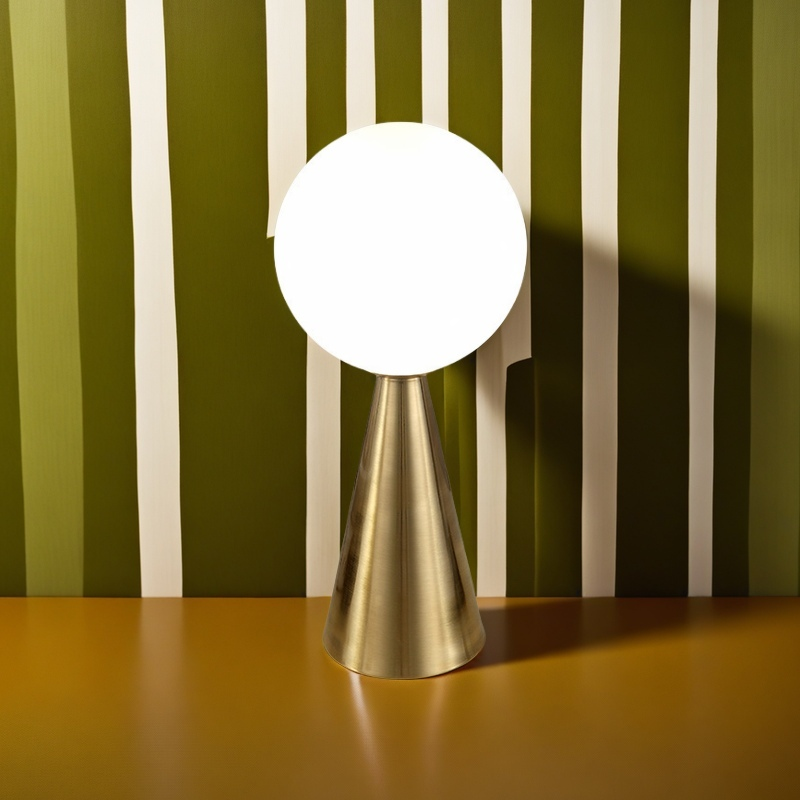 Lampada da Studio LED Protettiva in Vetro e Metallo