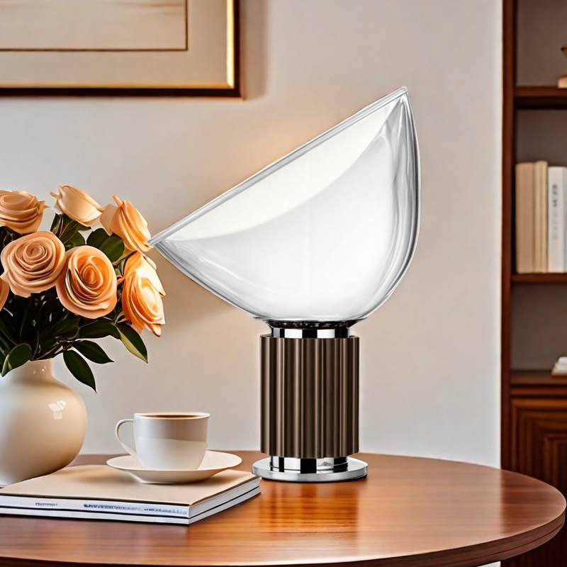 Eleganza Moderna con Lampada da Tavolo Radar