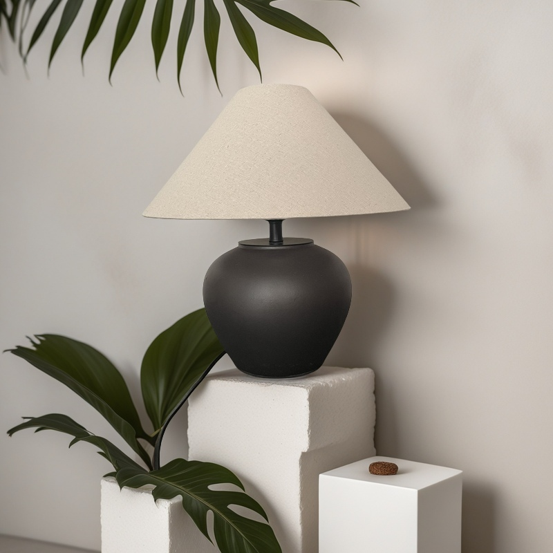 Lampada da Comodino in Stile Retro - Eleganza Giapponese per Camera e Studio