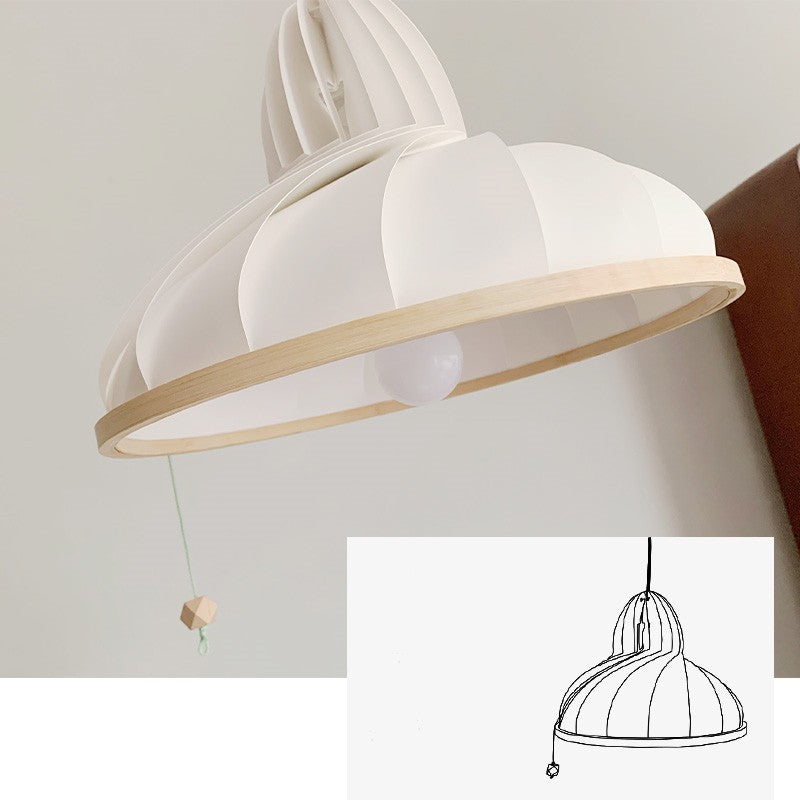 Lampada da Soffitto Creativa in Rete e Carta per Interni Moderni
