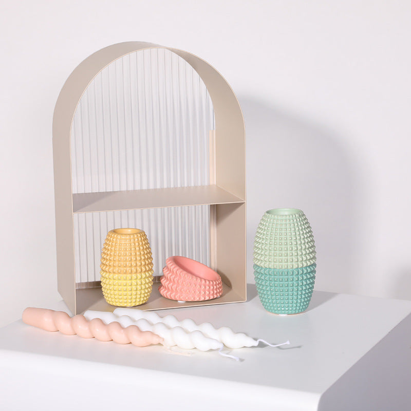 Eleganza Semplice con Portacandela in Ceramica