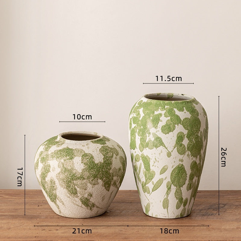 Vaso Ceramica Wabi-Sabi per Fiori Secchi - Eleganza Imperfetta per la Tua Casa