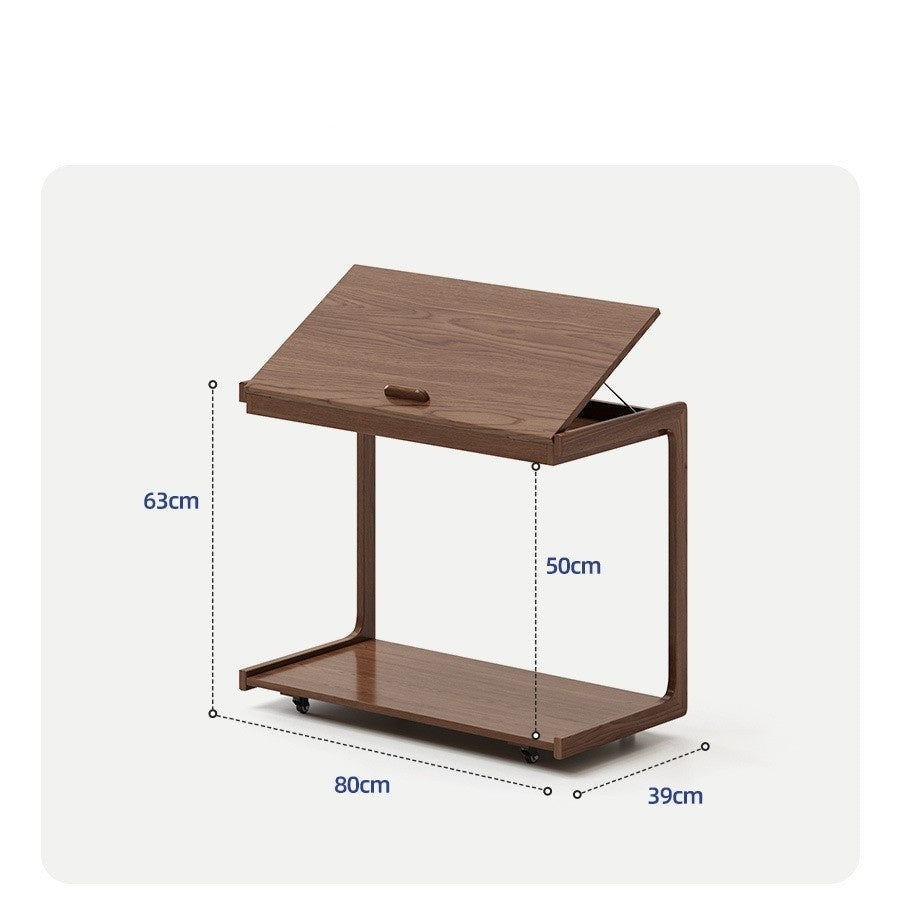 Stile Moderno con Tavolino in Legno Massello