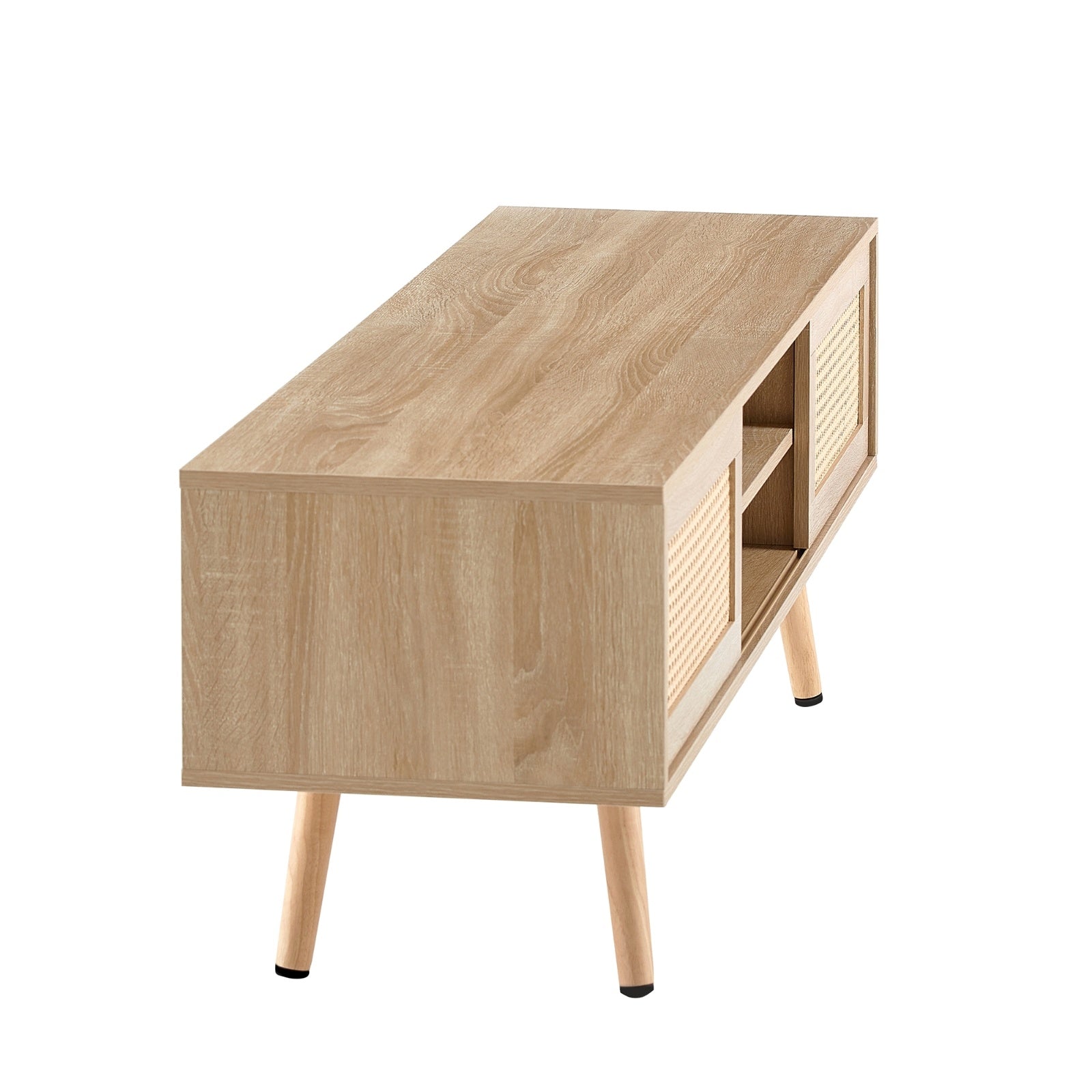 Stile Naturale con Mobile TV in Rattan