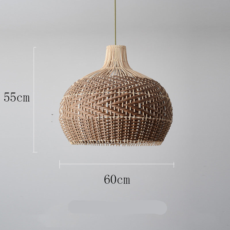 Lampadario Creativo in Rattan - Design Nordico per Atmosfere Accoglienti