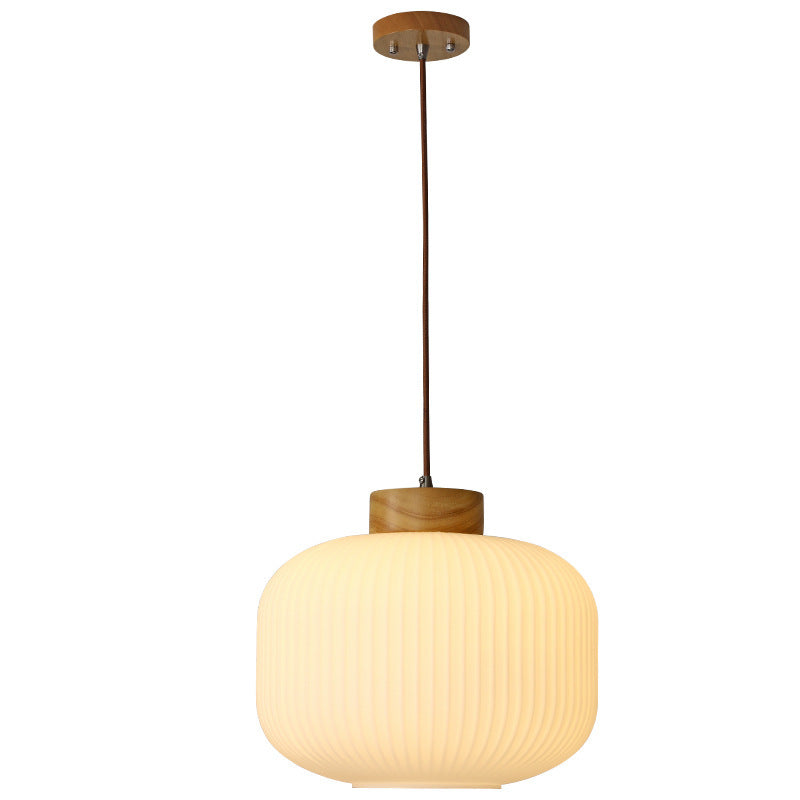 Luce Sospesa Retrò in Legno - Stile Cinese Nordico