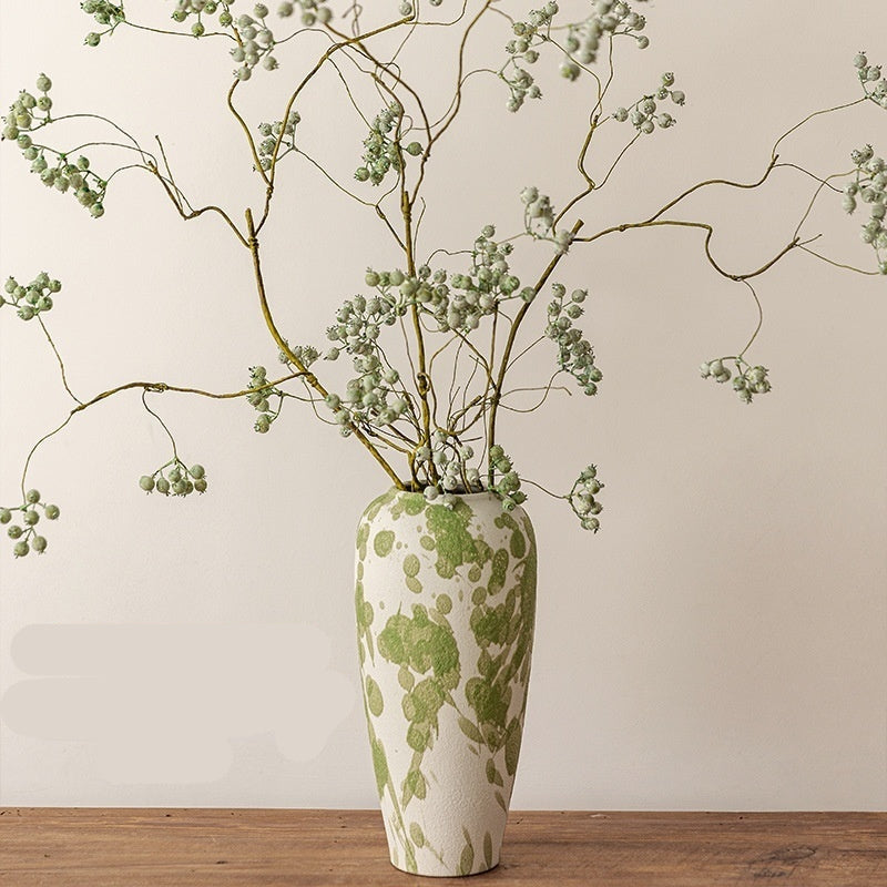 Vaso Ceramica Wabi-Sabi per Fiori Secchi - Eleganza Imperfetta per la Tua Casa