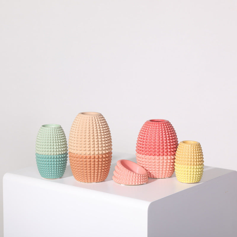 Eleganza Semplice con Portacandela in Ceramica