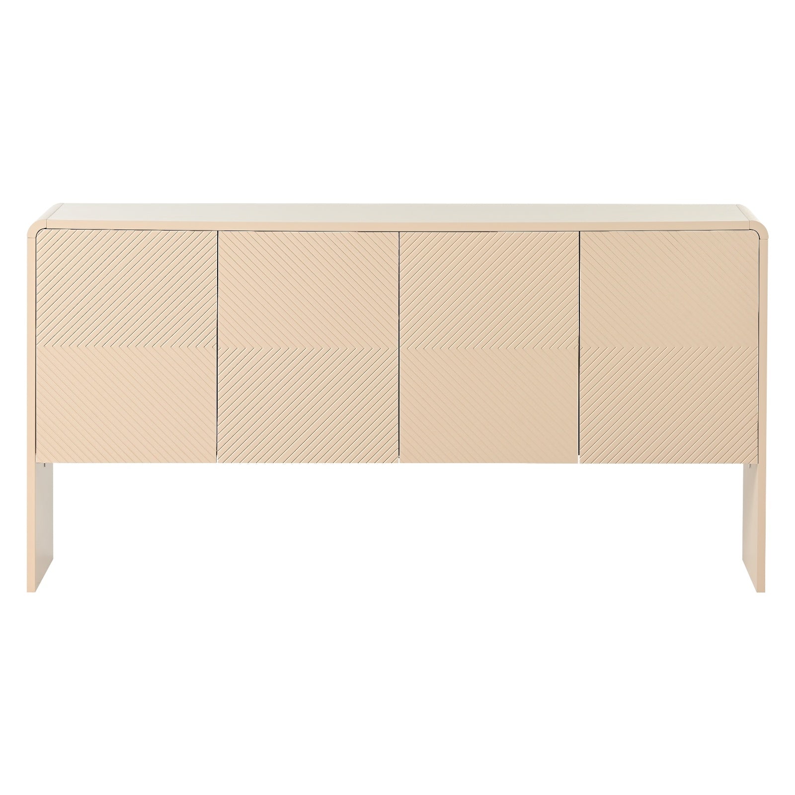 Credenza Minimalista Trexm 60L - Eleganza Lineare e Funzionalità Senza Tempo