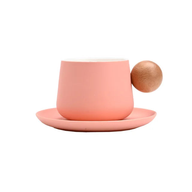 Tazza da Caffè con Manico in Legno: Eleganza e Comfort in Ogni Sorso