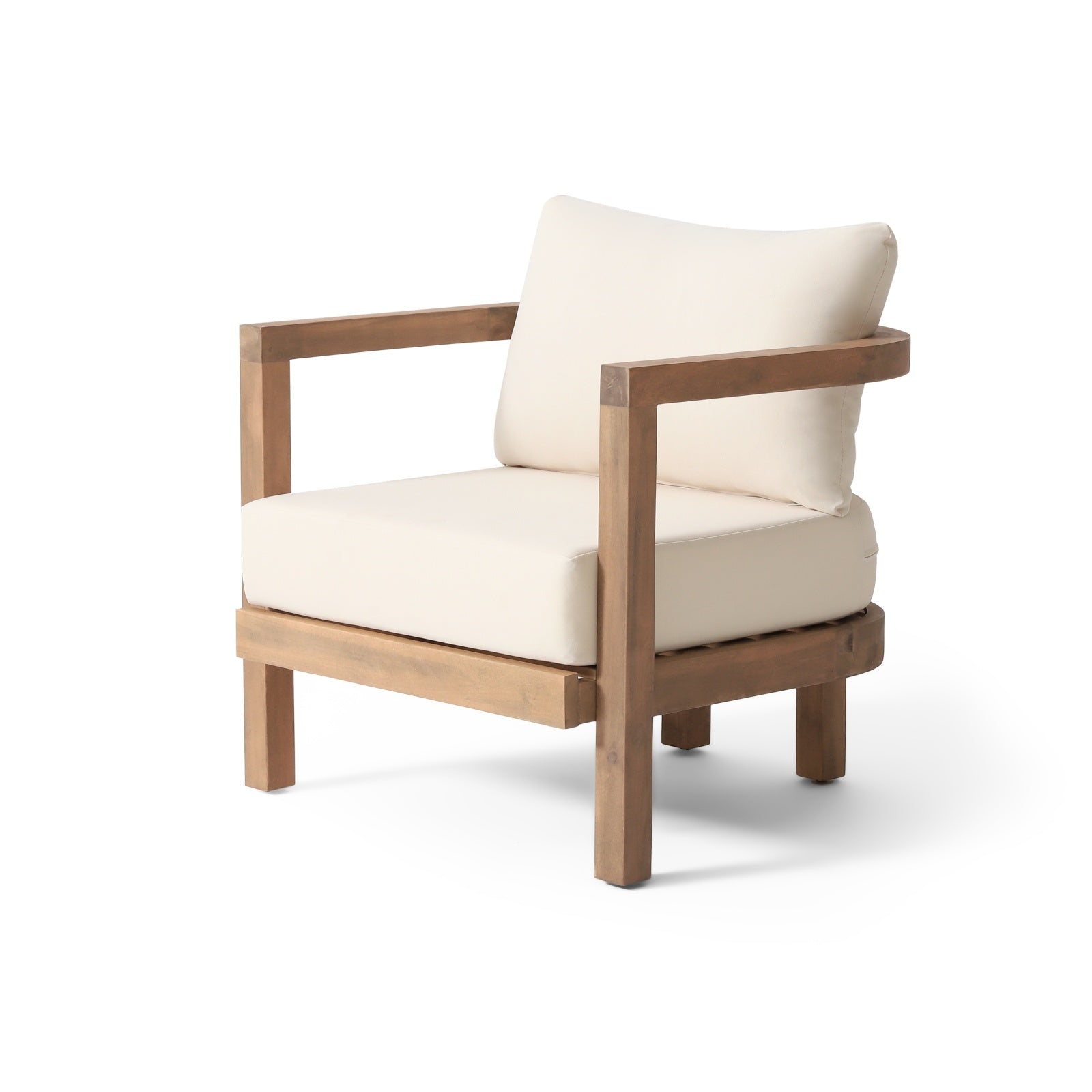 Poltrona da Esterno in Legno di Acacia - Eleganza Naturale e Comfort Premium