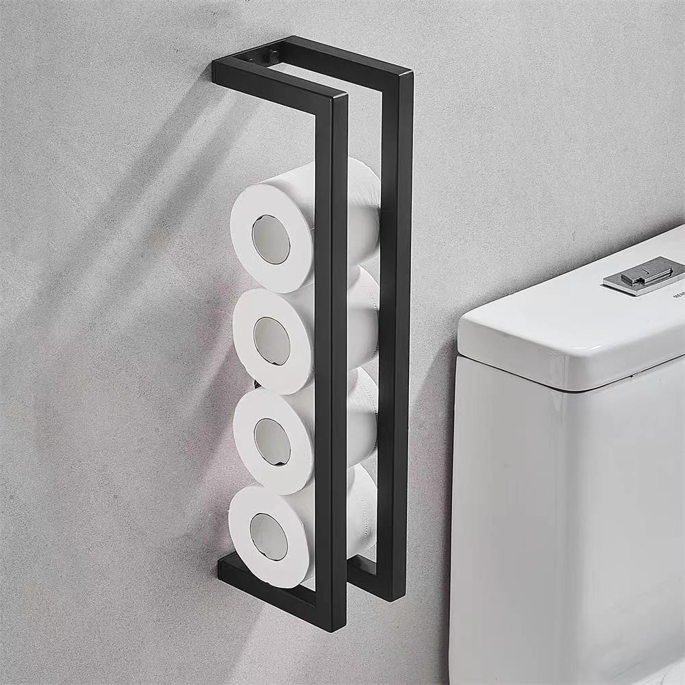 Eleganza Funzionale: Porta Asciugamani e Porta Rotolo Igienico in Acciaio