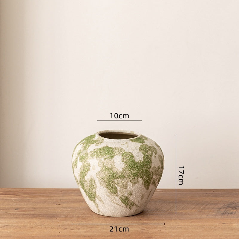 Vaso Ceramica Wabi-Sabi per Fiori Secchi - Eleganza Imperfetta per la Tua Casa