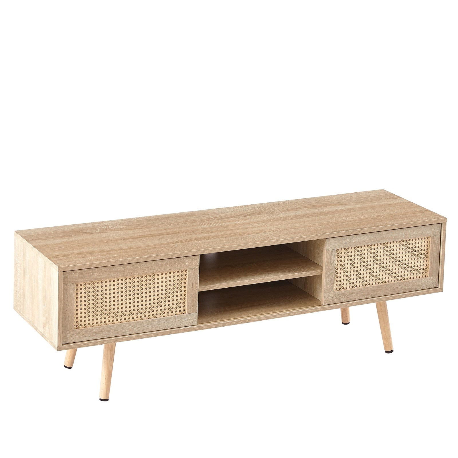 Stile Naturale con Mobile TV in Rattan