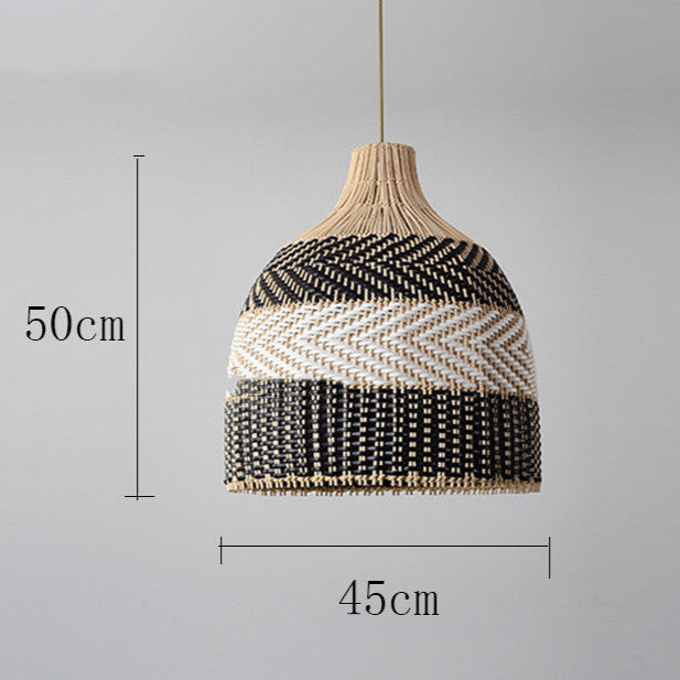 Lampadario Creativo in Rattan - Design Nordico per Atmosfere Accoglienti