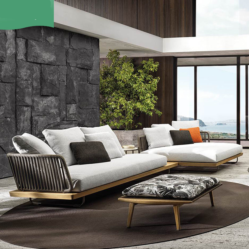 Divano in Teak da Esterno - Eleganza Naturale Resistenta a Sole e Pioggia