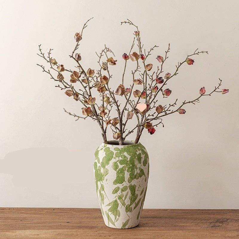 Vaso Ceramica Wabi-Sabi per Fiori Secchi - Eleganza Imperfetta per la Tua Casa