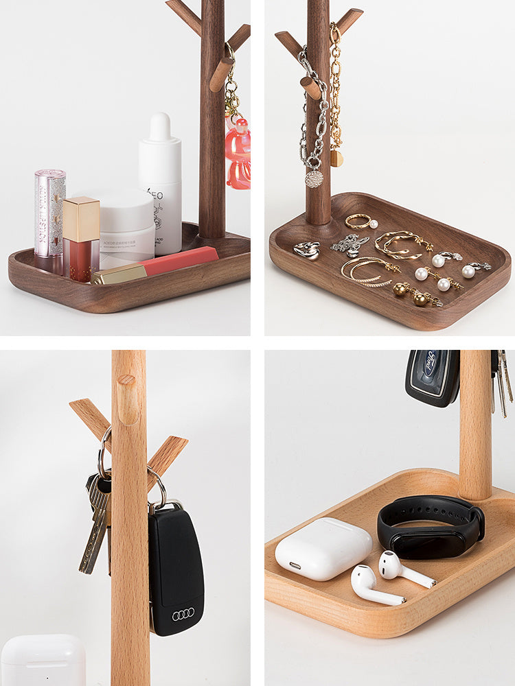 Eleganza Funzionale con Lampada da Scrivania in Legno Massello