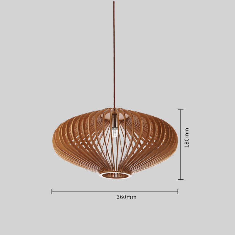 Lampadario in Legno Nordico - Eleganza Naturale per un Ambiente Accogliente