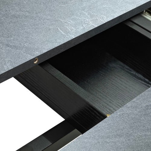 Eleganza Retrò con Tavolo da Pranzo Rettangolare Estensibile