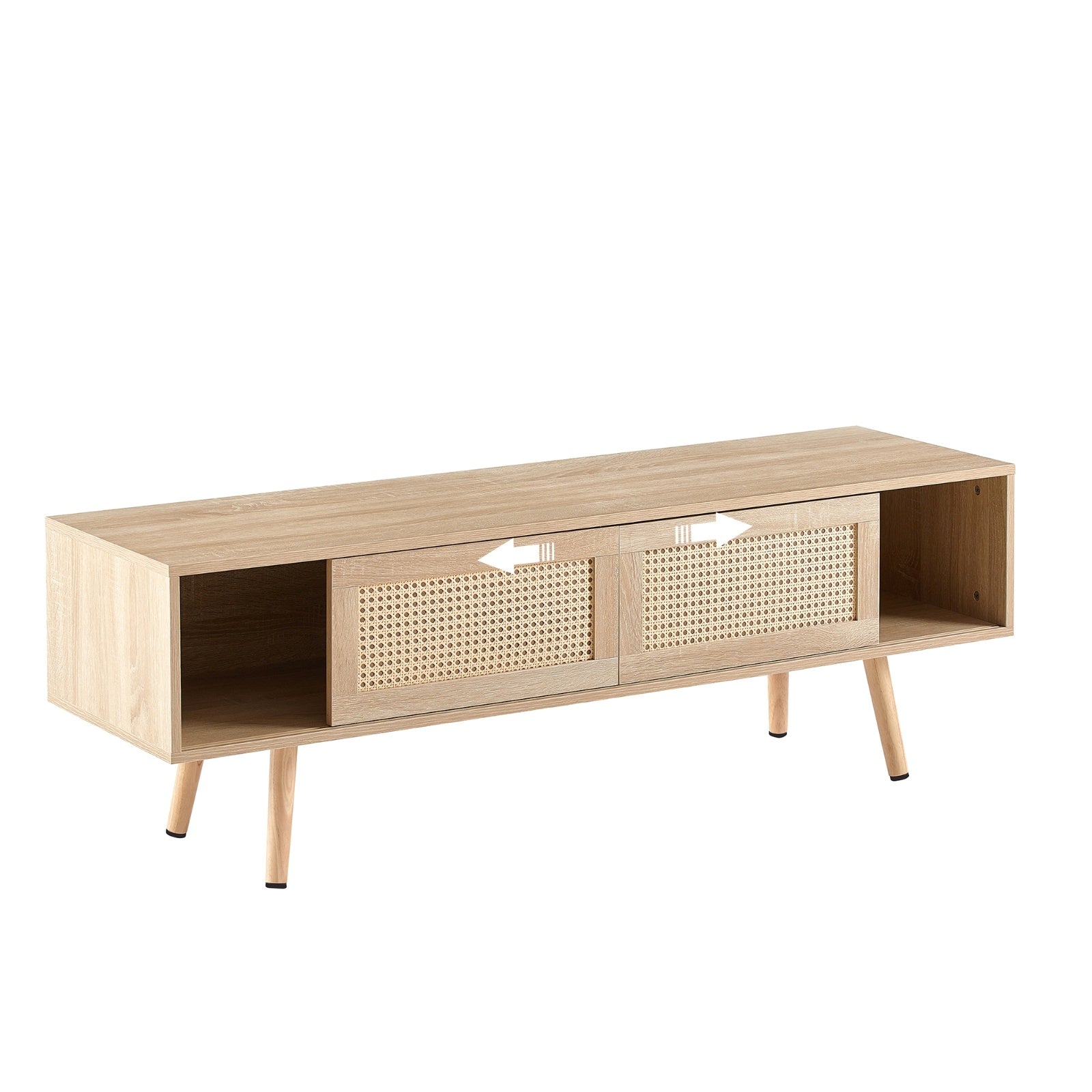 Stile Naturale con Mobile TV in Rattan