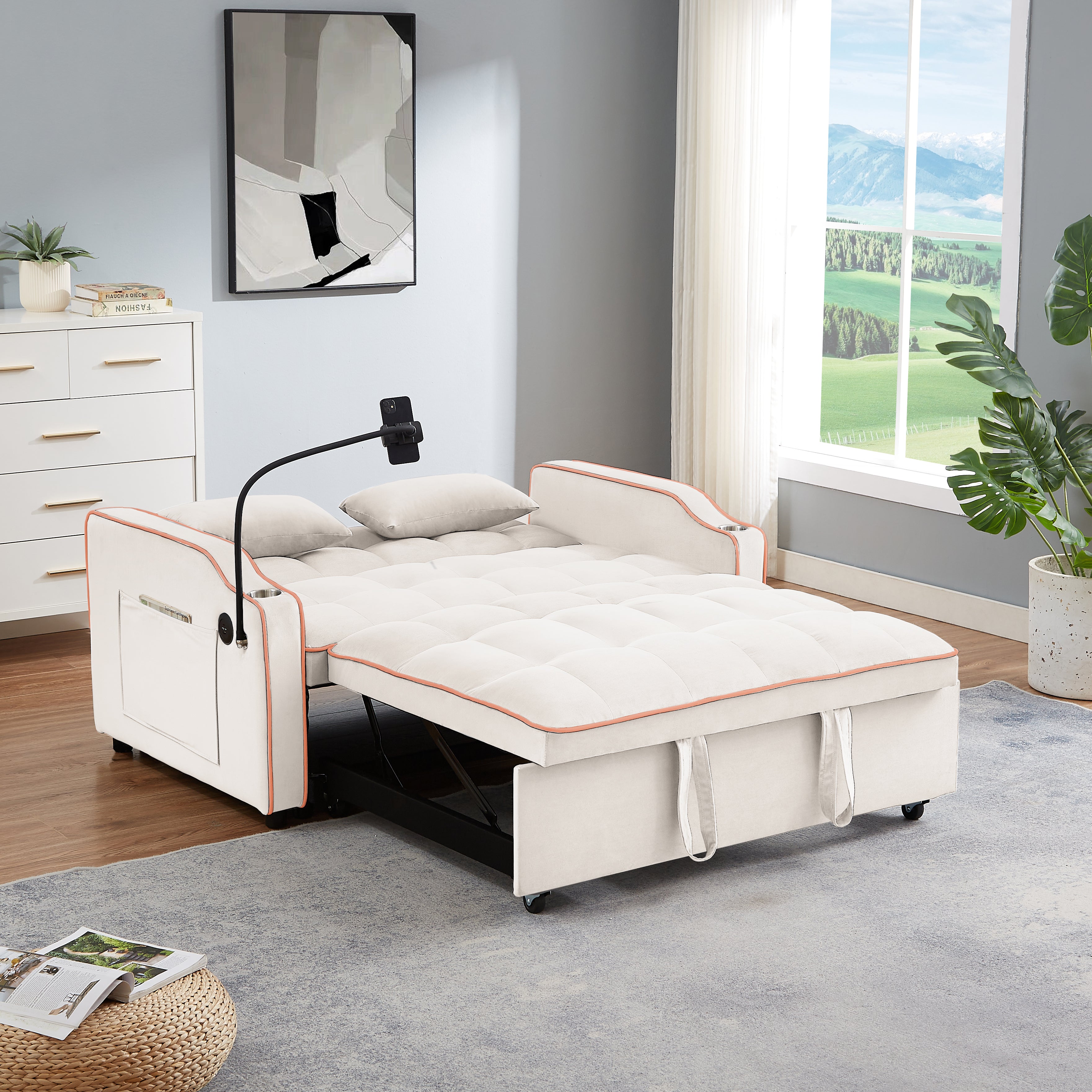 Eleganza e Comfort: Divano Letto Versatile Pieghevole in 3 Lunghezze