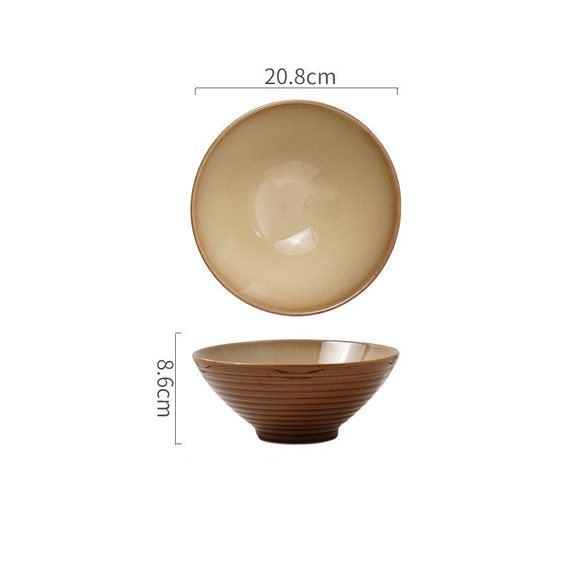 Ciotola di Ceramica Glaze Kiln - Eleganza Giapponese per la Tavola