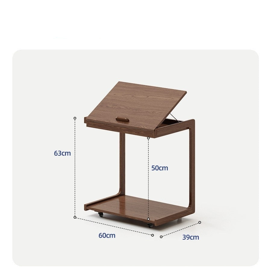 Stile Moderno con Tavolino in Legno Massello