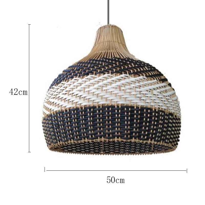 Lampadario Creativo in Rattan - Design Nordico per Atmosfere Accoglienti