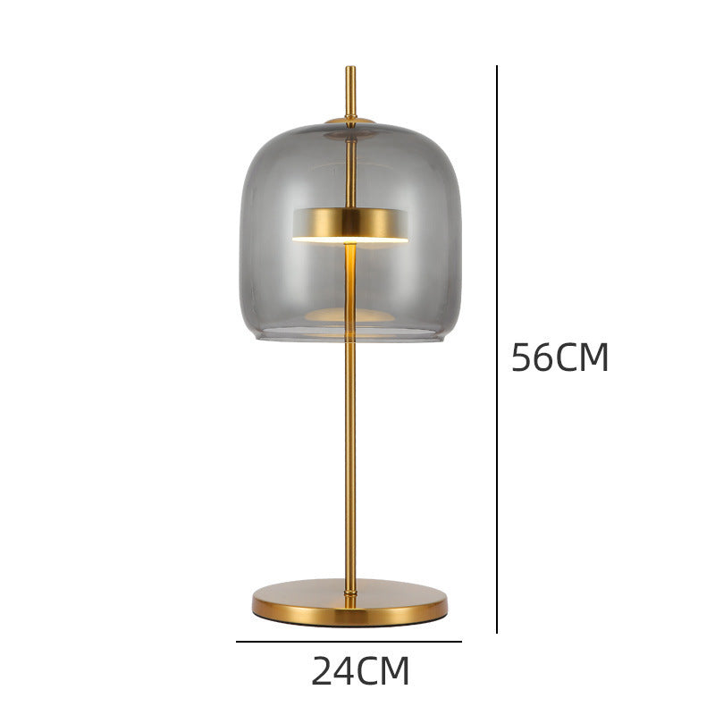 Lampada da Comodino Moderna LED in Vetro - Eleganza e Stile per Ogni Ambiente