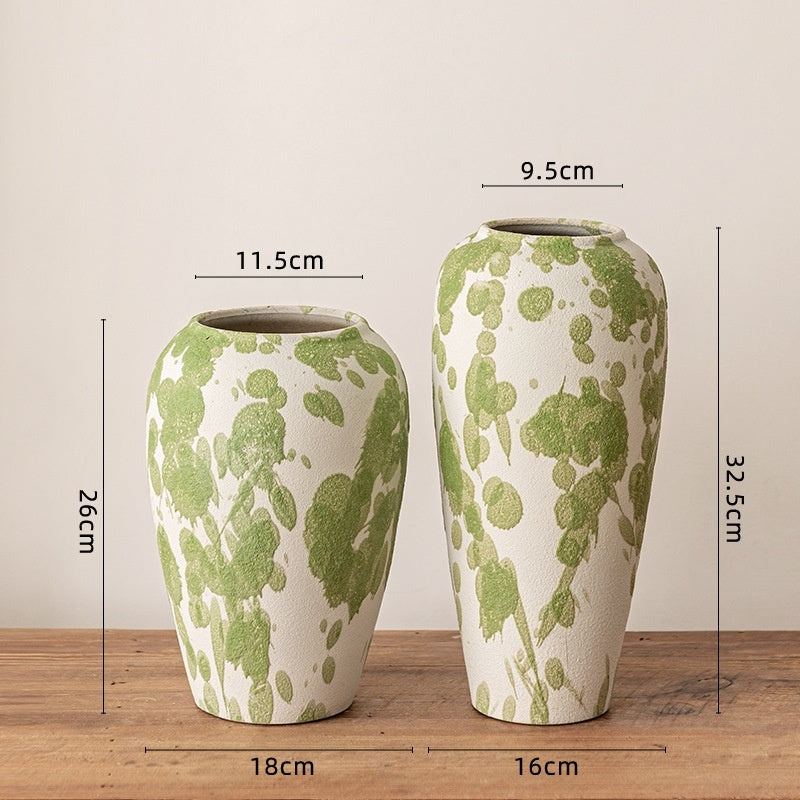 Vaso Ceramica Wabi-Sabi per Fiori Secchi - Eleganza Imperfetta per la Tua Casa