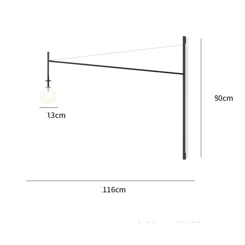Luce Lineare Moderna - Lampada a Sospensione Geometrica