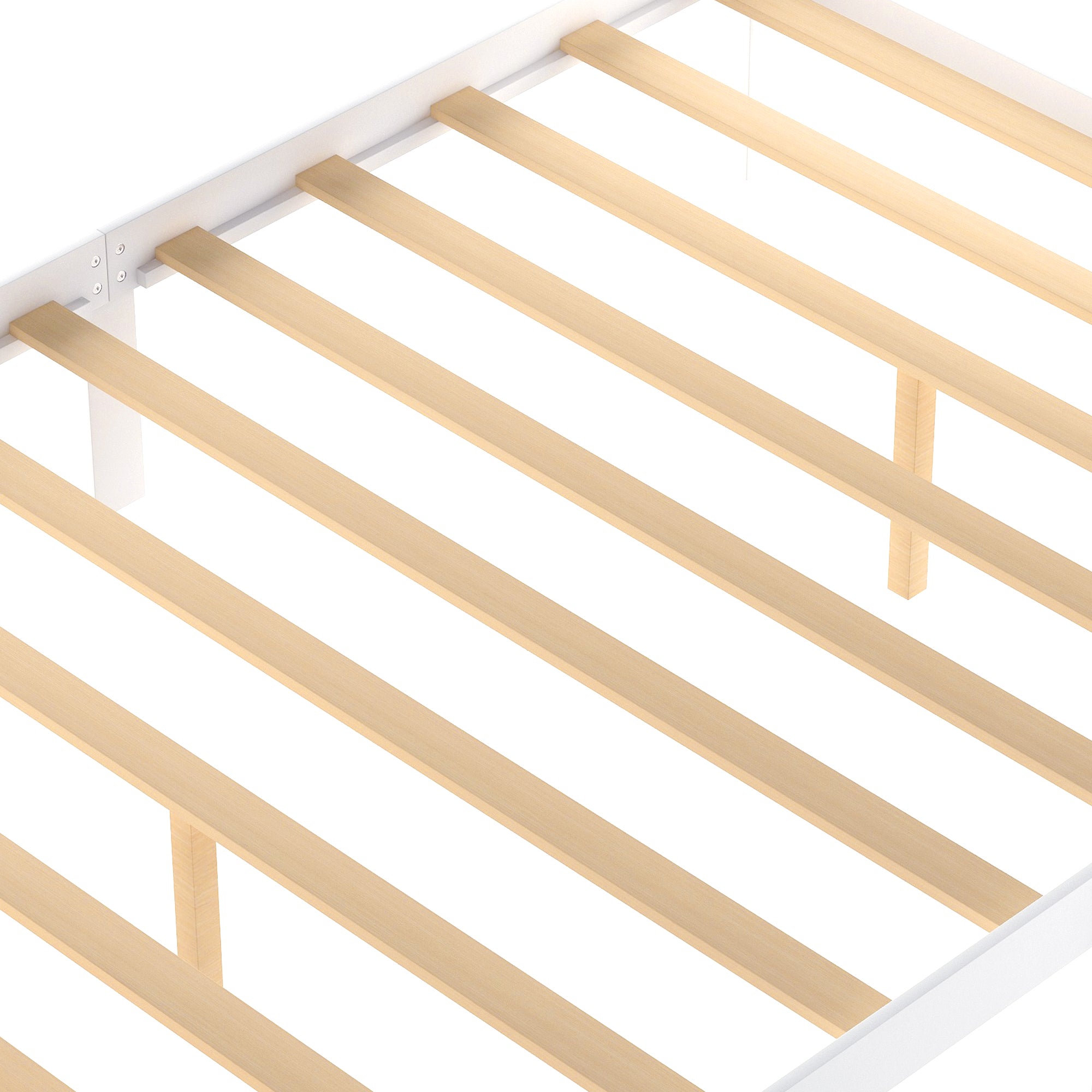 "Sonno di Lusso, Spazio di Archiviazione Illimitato: Il Letto Platform Full Size con Cassetti Integrati!"