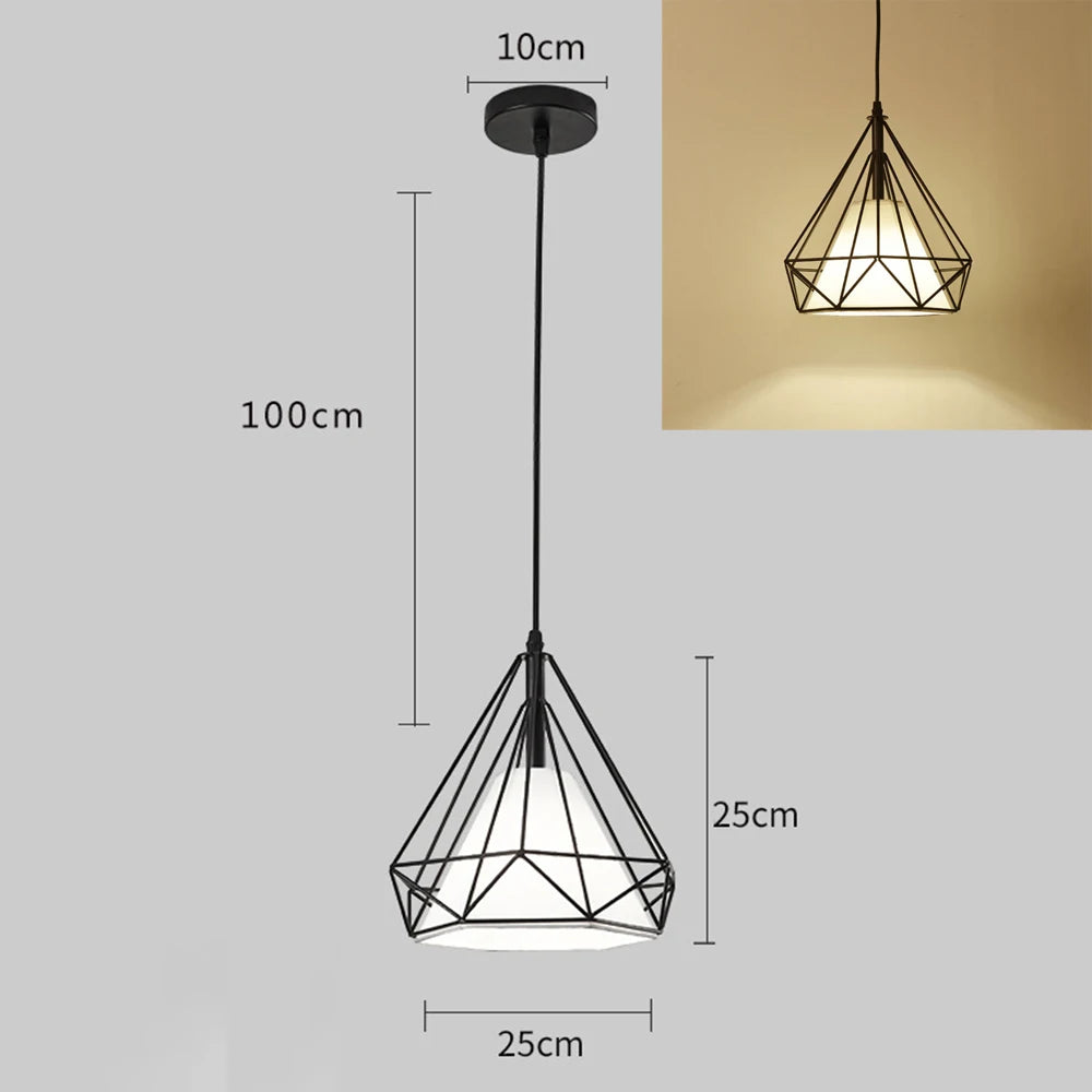 Lampadario Loft Retrò - Eleganza Industriale per Ambienti Moderni