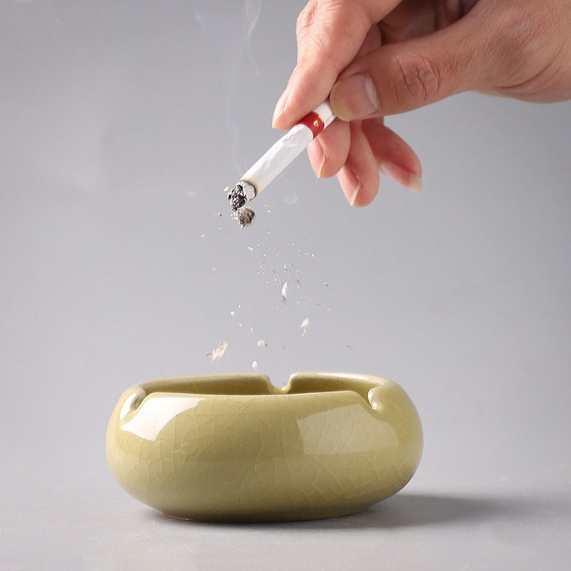 Portacenere in Ceramica Antivento - Design Creativo ed Elegante