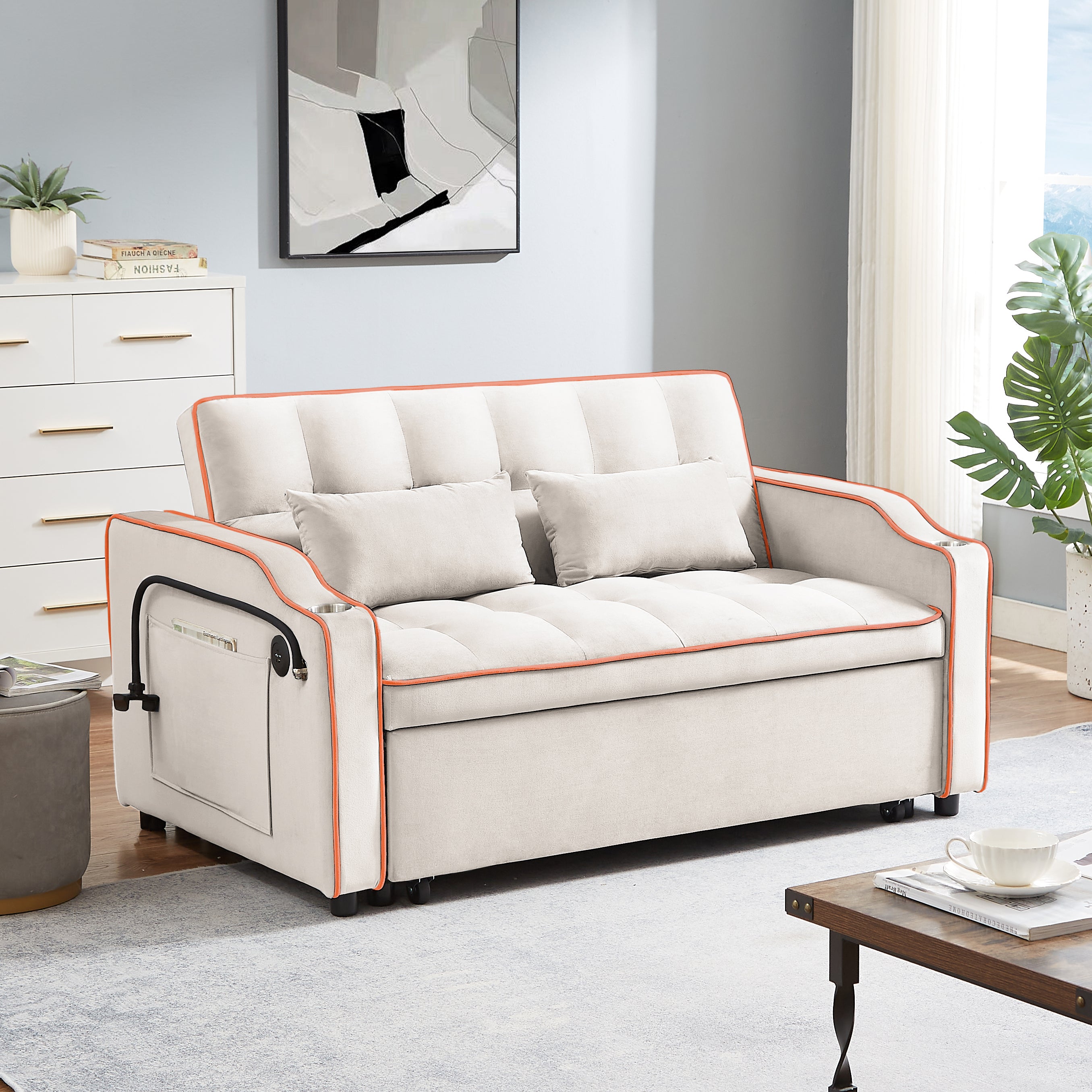 Eleganza e Comfort: Divano Letto Versatile Pieghevole in 3 Lunghezze