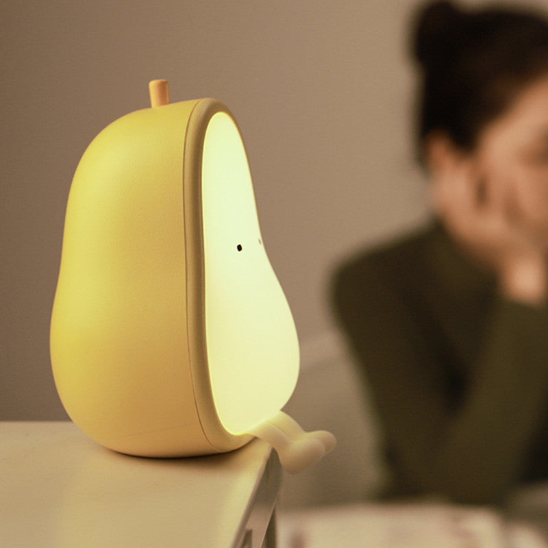 Illuminazione Dolce con la Lampada Notturna a Forma di Pera