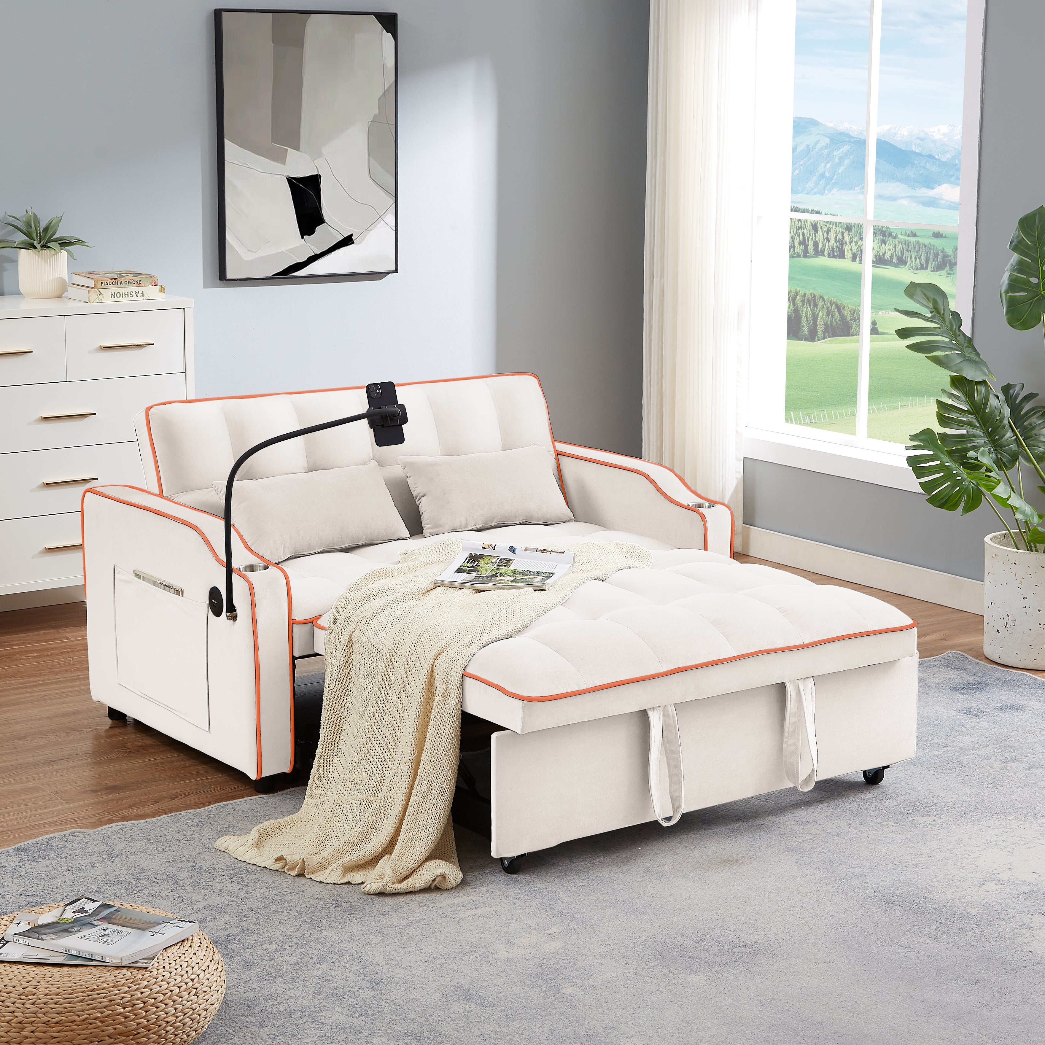 Eleganza e Comfort: Divano Letto Versatile Pieghevole in 3 Lunghezze