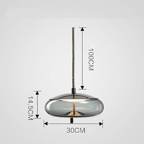Lampada a Sospensione Nordic LED in Vetro – Design Moderno e Illuminazione Elegante