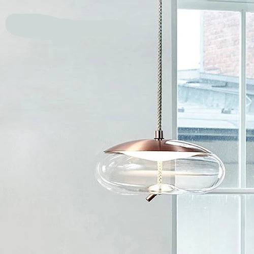 Lampada a Sospensione Nordic LED in Vetro – Design Moderno e Illuminazione Elegante