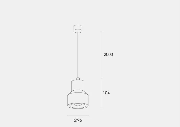 Lampada a Sospensione LED Nordica Moderna - Design Minimalista per Soggiorno e Camera da Letto