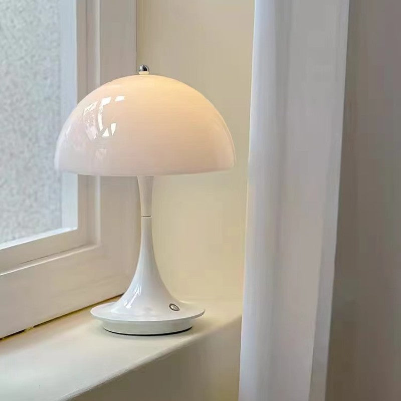 Stile Creativo con Lampada da Tavolo a Forma di Fungo