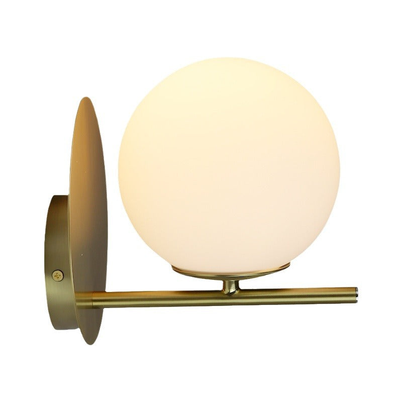 Lampada da Parete Nordic Aisle - Elegante Illuminazione in Vetro e Rame