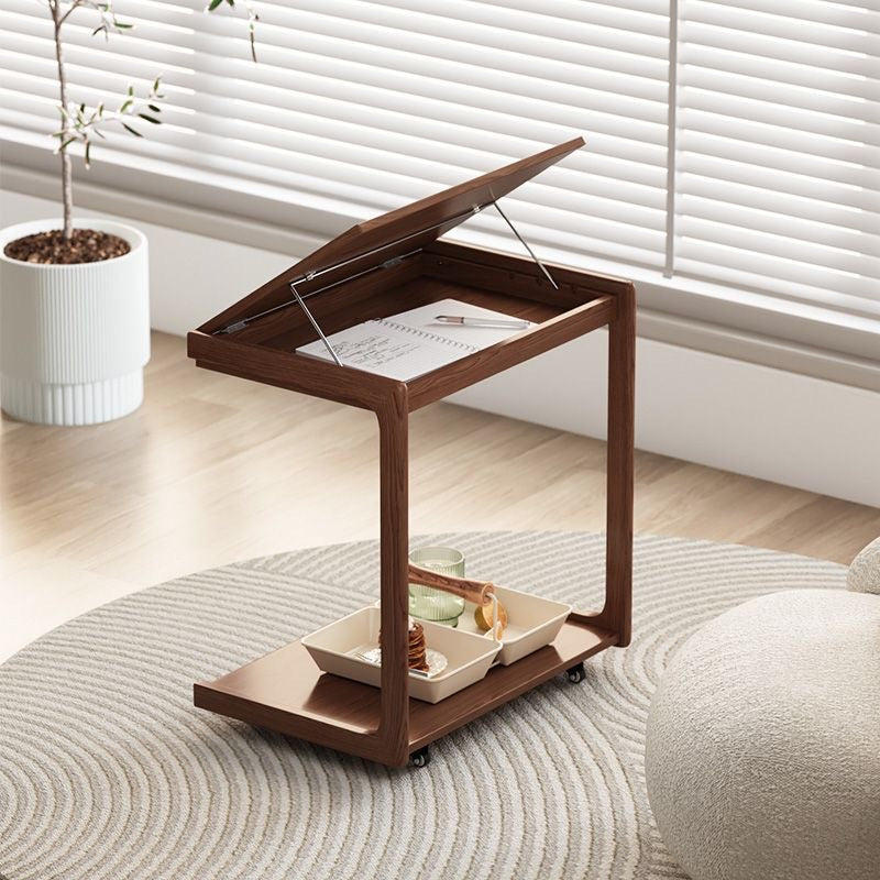 Stile Moderno con Tavolino in Legno Massello