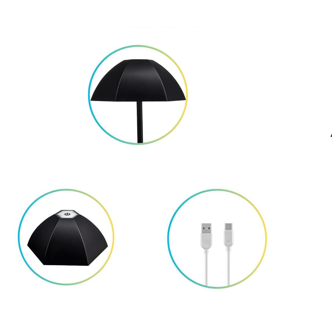 Ombrello di Luce Nordica - Lampada Atmosferica Minimalista
