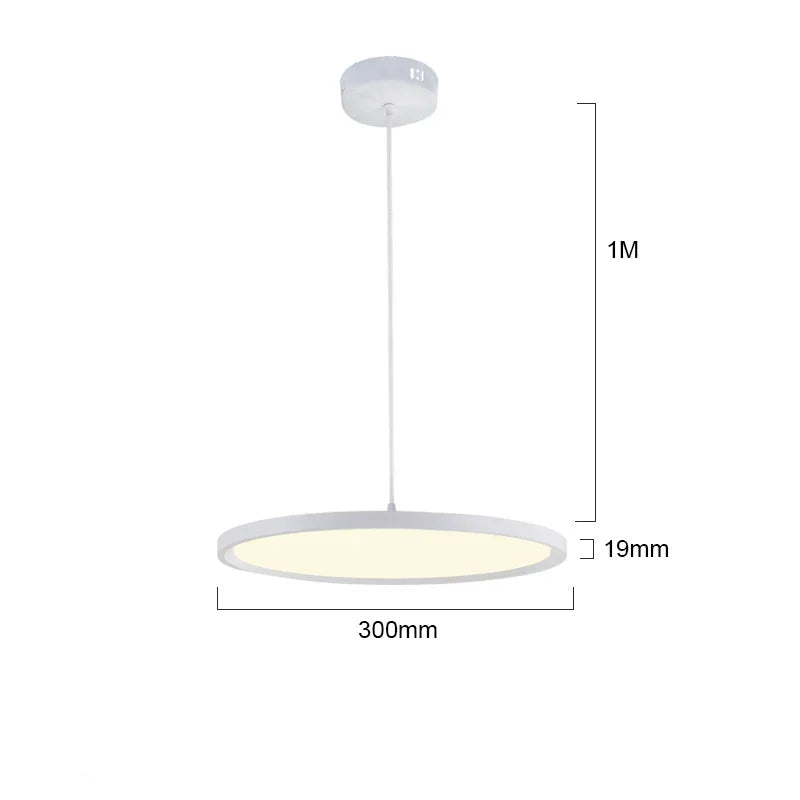 Lampada a Sospensione Nordica in Alluminio - Eleganza Minimalista per Ogni Ambiente