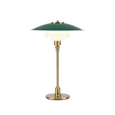 Eleganza Scandinava con Lampada da Scrivania in Vetro