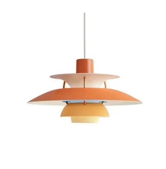 Fascino Danese con Lampadario a Sospensione Colorato