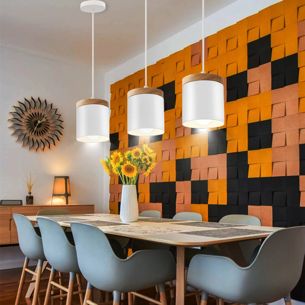 Eleganza Funzionale con Lampada a Sospensione in Stile Nordico